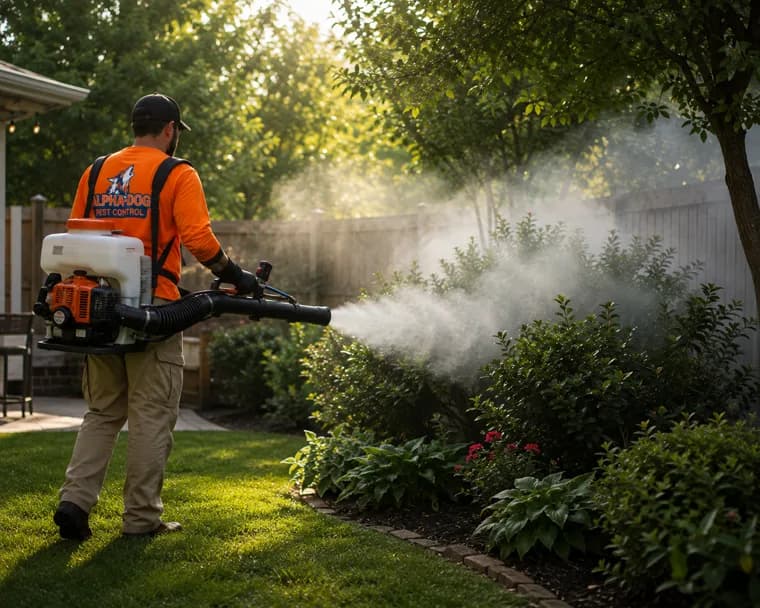 Alpha-Dog mosquito treatment service.